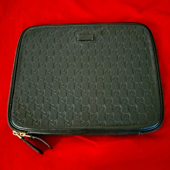 💯AUTHENTIC Brown Gucci Guccisima laptop bag - Picture 1 of 10
